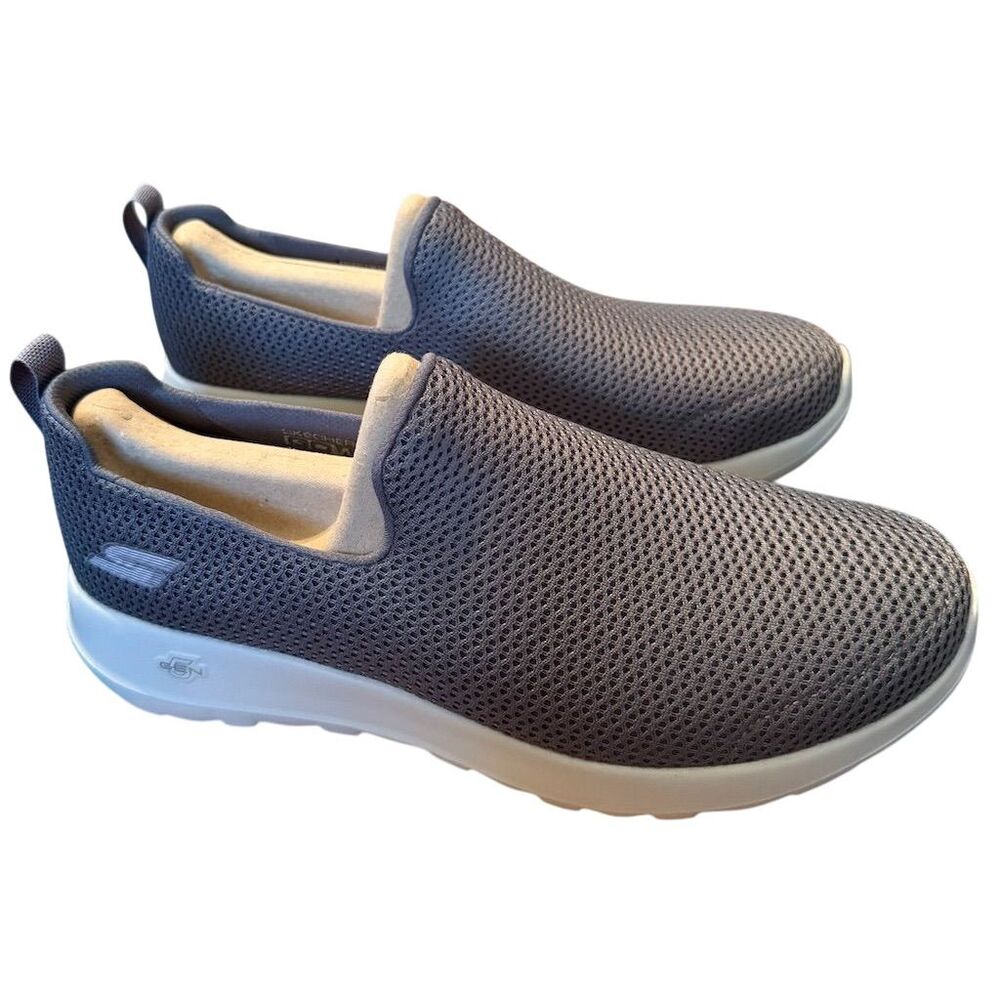Skechers Goga-Max SlipOn Gray Shoes Men's Size 9.5